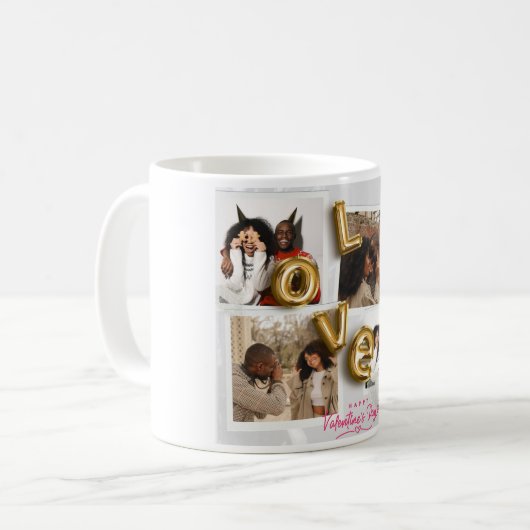 Valentijnsdag Love Mok (Voorkant links)