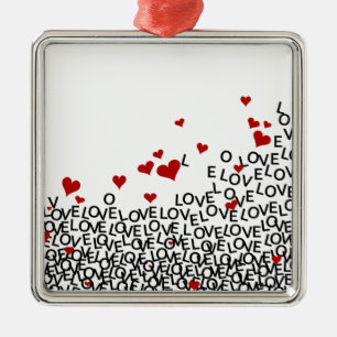 Valentijnsdag Love Ornament