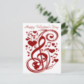 Valentijnsdag Love_Postcard Feestdagenkaart (Staand voorkant)