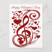 Valentijnsdag Love_Postcard Feestdagenkaart (Voorkant)