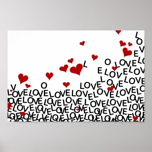 Valentijnsdag Love Poster (Voorkant)