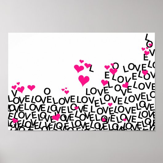 Valentijnsdag Love Poster (Voorkant)