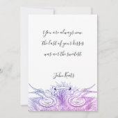 Valentijnsdag Love Quote handgeschreven script Feestdagenkaart (Voorkant)