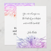 Valentijnsdag Love Quote handgeschreven script Feestdagenkaart (Voorkant / Achterkant)