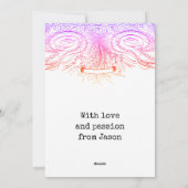 Valentijnsdag Love Quote handgeschreven script Feestdagenkaart (Achterkant)