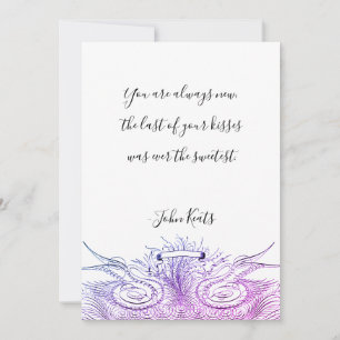 Valentijnsdag Love Quote handgeschreven script Feestdagenkaart
