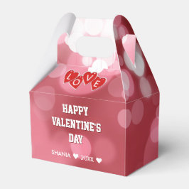 Valentijnsdag Love Red Hearts Bedankdoosjes