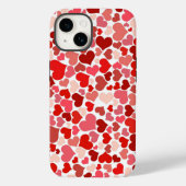 Valentijnsdag Love Red Hearts Case-Mate iPhone Case (Achterkant)