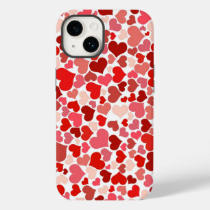 Valentijnsdag Love Red Hearts Case-Mate iPhone 14 Hoesje