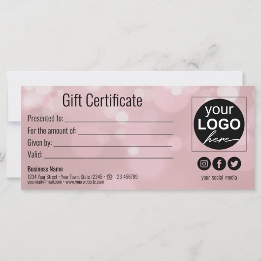 Valentijnsdag Love Red Hearts Gift Kaart (Achterkant)