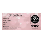 Valentijnsdag Love Red Hearts Gift Kaart (Achterkant)