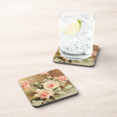  Valentijnsdag Love Romance Roses Bier Onderzetter (Rechterzijde)