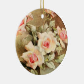  Valentijnsdag Love Romance Roses Keramisch Ornament (Rechts)