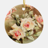  Valentijnsdag Love Romance Roses Keramisch Ornament (Voorkant)