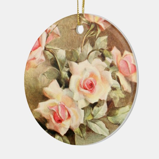  Valentijnsdag Love Romance Roses Keramisch Ornament (Links)