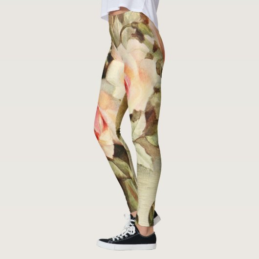  Valentijnsdag Love Romance Roses Leggings (Links)