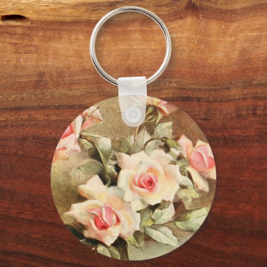  Valentijnsdag Love Romance Roses Sleutelhanger (Achterkant)