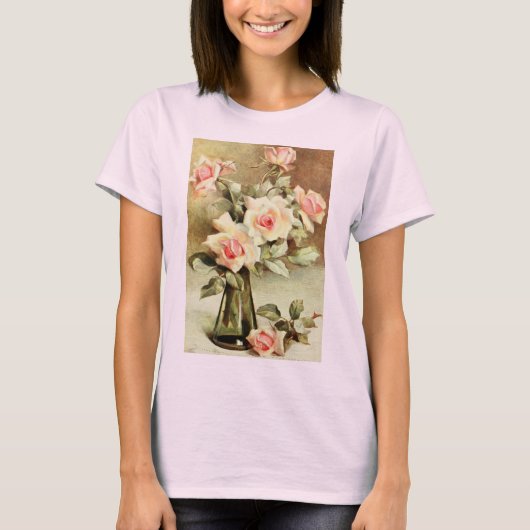  Valentijnsdag Love Romance Roses T-shirt (Voorkant)