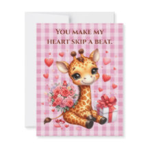 Valentijnsdag Love Rose Boeket Giraffe