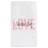 Valentijnsdag Love Small Gift Bag Klein Cadeauzakje (Achterkant)