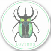 Valentijnsdag Love Sticker (Voorkant)