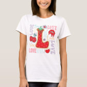 Valentijnsdag Love T-shirt (Voorkant)