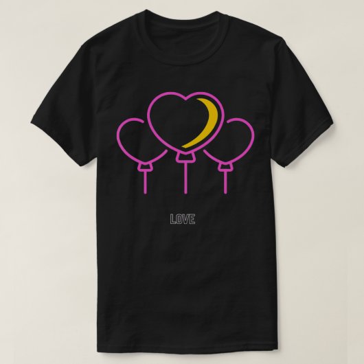 Valentijnsdag Love T-shirt (Design voorkant)
