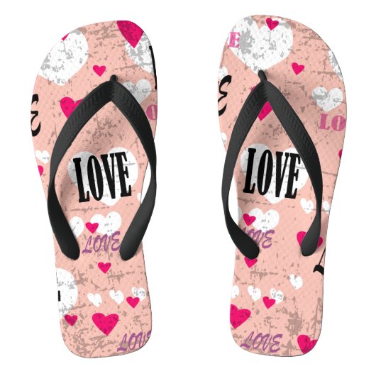 Valentijnsdag Love Teenslippers (Voetbed)