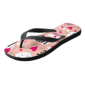 Valentijnsdag Love Teenslippers (Schuin)
