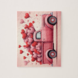  Valentijnsdag Love Truck Legpuzzel