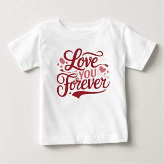 Valentijnsdag “Love You Forever” Typografie Desi