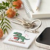 Valentijnsdag Loveasaurus Sleutelhanger (Voorkant Rechts)