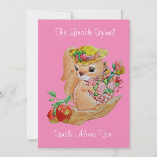 Valentijnsdag Lovers Card Feestdagenkaart (Voorkant)