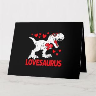 Valentijnsdag Lovesaurus Dinosaur Trex Liefde Jong Kaart