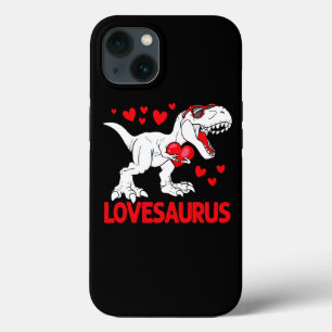 Valentijnsdag Lovesaurus Dinosaur Trex Love Boys Case-Mate iPhone Case
