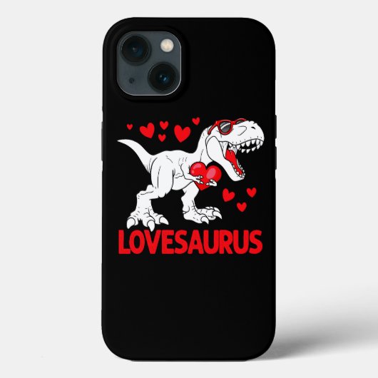 Valentijnsdag Lovesaurus Dinosaur Trex Love Boys Case-Mate iPhone Case (Achterkant)