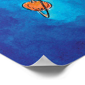 Valentijnsdag Loving Astronauts Paar Poster (Hoek)