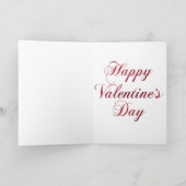 Valentijnsdag Luiaard Feestdagen Kaart (Binnen)