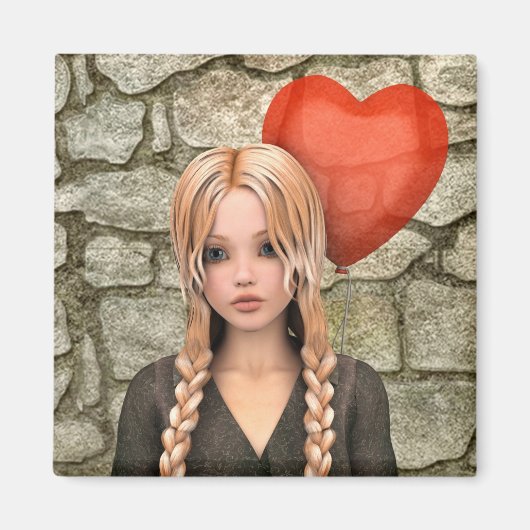 Valentijnsdag Magneet (Voorkant)