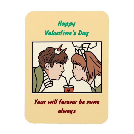 Valentijnsdag Magneet (Verticaal)