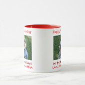 Valentijnsdag Mam Best Ever Cute Kinder Foto Mok (Midden)