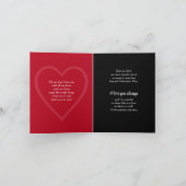 Valentijnsdag man en beste vriend toevoegen jaar kaart (Binnen)