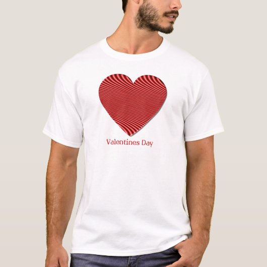 Valentijnsdag Mannen T-Shirt (Voorkant)