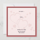 Valentijnsdag Margarita Fiesta Kaart (Achterkant)