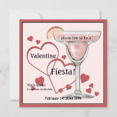 Valentijnsdag Margarita Fiesta Kaart (Voorkant)