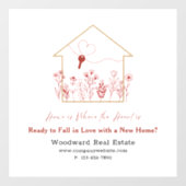 Valentijnsdag Marketing | Onroerend goed Kantoor Raamsticker (Vel)