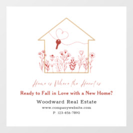 Valentijnsdag Marketing | Onroerend goed Kantoor Raamsticker