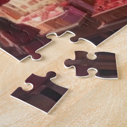 Valentijnsdag Markt Legpuzzel (Zijkant)