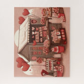 Valentijnsdag Markt Retro Legpuzzel (Verticaal)