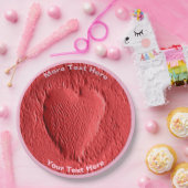 Valentijnsdag - Mars Papieren Bordje (Feest)